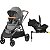 Kit Travel System Anna² TS TRIO ISO Sparkling Grey + Bebê Conforto Marble + Base ISOFIX Maxi-Cosi - Imagem 1