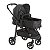 Carrinho de Bebê Passeio 3 em 1 Até 15Kg Travel System Olympus Galzerano New Black - Imagem 2