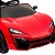 Mini Carro Elétrico Infantil Lamborghini Ferrari Speed Vermelho 12V 3 a 7 Anos Até 25kg Multikids - Imagem 2