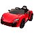 Mini Carro Elétrico Infantil Lamborghini Ferrari Speed Vermelho 12V 3 a 7 Anos Até 25kg Multikids - Imagem 1