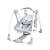 Cadeira De Balanço Magnética Para Bebês 0 À 9 Meses 5 Velocidades Portátil C/ Música Cinza Ingenuity - Imagem 1
