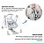 Cadeira De Balanço Magnética Para Bebês 0 À 9 Meses 5 Velocidades Portátil C/ Música Cinza Ingenuity - Imagem 5