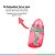 Copo De Transição Alimentação Infantil Com Alças E Bico Silicone Livre BPA Colors Rosa Clingo - Imagem 3