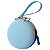 Porta Chupetas Bebê Com Alça Silicone Livre de BPA Até 2 Chupetas Azul Clingo - Imagem 1