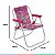 Cadeira de Praia Infantil Até 30 Kg de Alumínio Dobrável e Fácil Transporte Barbie Bel Fix - Imagem 4