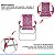 Cadeira de Praia Infantil Até 30 Kg de Alumínio Dobrável e Fácil Transporte Barbie Bel Fix - Imagem 2