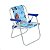 Cadeira de Praia Infantil Até 30 Kg de Alumínio Dobrável e Fácil Transporte Hot Wheels Azul Bel Fix - Imagem 1