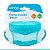 Lancheira Bebê Criança Com Alça e Tampa Interna Porta Skack Smart 300 ml Livre de BPA Azul Clingo - Imagem 10