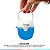 Porta Chupetas Bebê Com Alça Silicone Livre de BPA Até 3 Chupetas Baleia Azul Clingo - Imagem 4