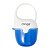 Porta Chupetas Bebê Com Alça Silicone Livre de BPA Até 3 Chupetas Baleia Azul Clingo - Imagem 1