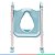 Assento Redutor Infantil Com Escada Para Vaso Sanitário 1+ Ano Até 40 kg Dobrável Azul Buba - Imagem 5