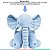 Pelúcia Infantil Perfeito Para Abraços Grande Elefante Azul Buba - Imagem 3