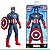 Boneco Articulado Capitão América Olympus Avengers Para Criança 4+Anos Marvel Hasbro - Imagem 5