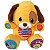 Pelúcia Bebê Educativa Cãozinho Aprenda Comigo Amarelo 6+ Meses WinFun - Imagem 1