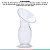 Bomba Manual Coletora de Leite Materno de Silicone 100ml Com Tampa e Ventosa Lolly - Imagem 2