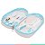 Kit Cuidados do Bebê  Desde o Nascimento Com Pente Escova Tesoura Lixa de Unha e Estojo Azul Buba - Imagem 5