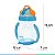 Copo de Treinamento Infantil Com Alça e Canudo de Silicone 300ml Para Bebê +12 Meses Azul Buba - Imagem 4