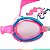 Óculos de Natação Infantil Para Esportes Aquáticos Antiembaçante Unicórnio Rosa Buba - Imagem 5