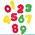 Brinquedo Para Bebê Educativo Banho Letras e Números Colorido Buba - Imagem 5