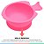 Prato De Silicone Com Ventosa Infantil 200ml Bowl Peixinho Rosa Buba - Imagem 3