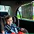 Protetor Solar Cortina Retrátil Extra Grande Para Vidros de Carro Criança Bebê Ajustável Luxo Preto Clingo - Imagem 8
