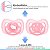 Chupeta Para Bebê Kit 2 Un De +6 Meses Tamanho 2 Silicone Ursinho e Estrelinhas Comfort Rosa Buba - Imagem 2