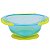 Prato Para Alimentação Infantil Com Ventosa Introdução Alimentar Bowl Azul e Verde Buba - Imagem 1