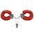Algema de Metal com Pelúcia Hand Cuffs - Importada - Imagem 3