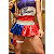 Fantasia Sexy Luxo Arlequina - Imagem 2