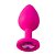 Plug Anal em Silicone com Pedra - Tamanho M - Imagem 3
