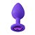 Plug Anal em Silicone com Pedra - Tamanho M - Imagem 2