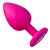 Plug Anal em Silicone com Pedra - Tamanho G - Imagem 2