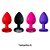 Plug Anal em Silicone com Pedra - Tamanho G - Imagem 1