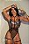 Body sem bojo Vinil Tule com Cinta Liga e Chocker e Luva - Tereza Miranda - Imagem 1