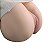 Masturbador Formato de Bunda com vagina e ânus - Importado - Imagem 5