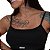 Top C/Recortes Bscross - Preto - Imagem 2