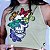 Regata Cropped Bscross - Butterfly Skull Bege - Imagem 3