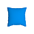 Capa de Almofada Azul Com Zíper 40x40 - Imagem 1