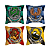 Kit 4 Capas de Almofada Harry Potter Com Zíper - Imagem 1