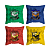 Kit 4 Capas de Almofada Harry Potter Com Zíper - Imagem 16