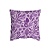 Capa de Almofada Floral Roxa Com Zíper - Imagem 1