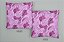 Kit 4 Capas de Almofada Floridas Roxo Com Zíper - Imagem 3