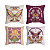 Kit 4 Capas de Almofada Hippie Com Zíper - Imagem 1