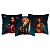 Kit 3 Capas de Almofada Percy, Annabeth e Grover Com Zíper - Imagem 1
