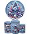 Kit festa Capa Cilindros + Painel Veste Fácil C/elástico STITCH - Imagem 2