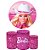 Kit Festa Barbie (1 capa de painel redondo 150cm de diâmetro + 3 capas de cilindros) - Imagem 5