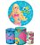 Kit Festa Barbie (1 capa de painel redondo 150cm de diâmetro + 3 capas de cilindros) - Imagem 4