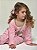 Pijama Longo em Algodão com Silk Dots Mini Rosa 11229 - Imagem 2