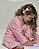 Pijama Longo em Algodão com Silk Dots Mini Rosa 11229 - Imagem 4