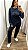 Pijama Fleece Canelado Sleep Azul 11460 - Imagem 1
